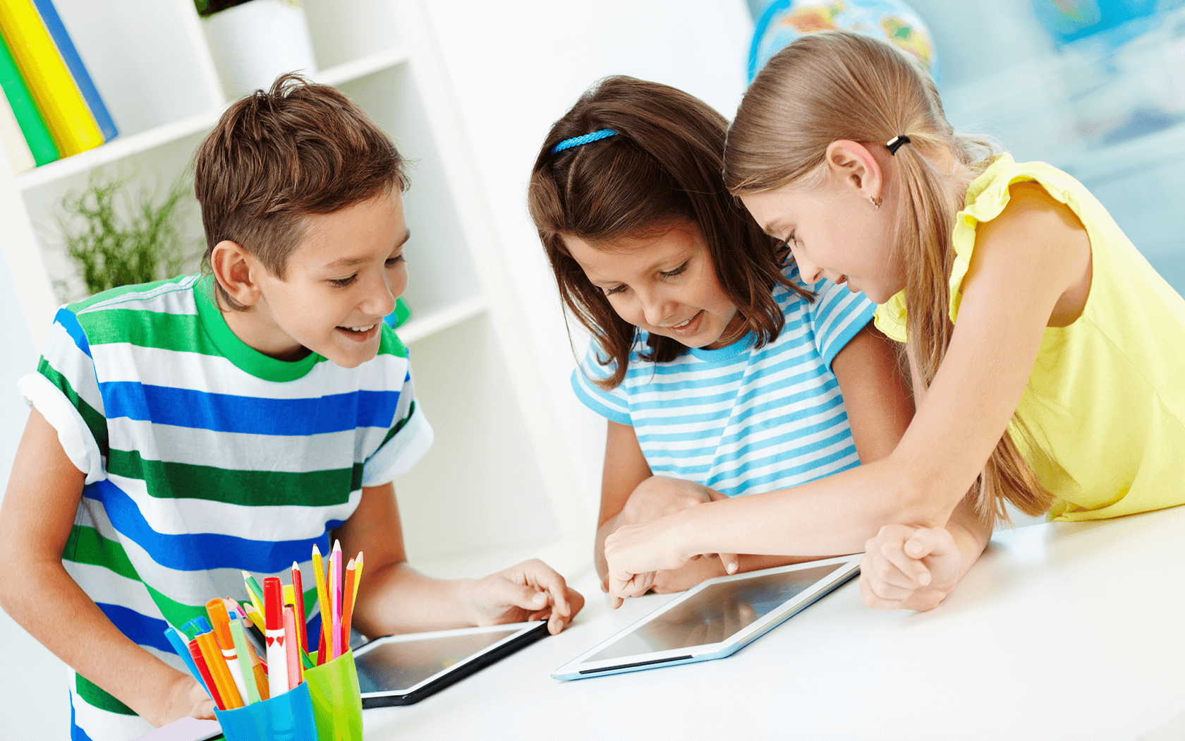 Kids building apps